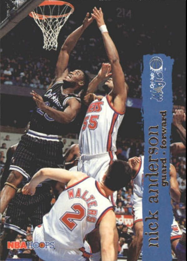 NBA 1995-96 Hoops - No. 114 - Nick Anderson