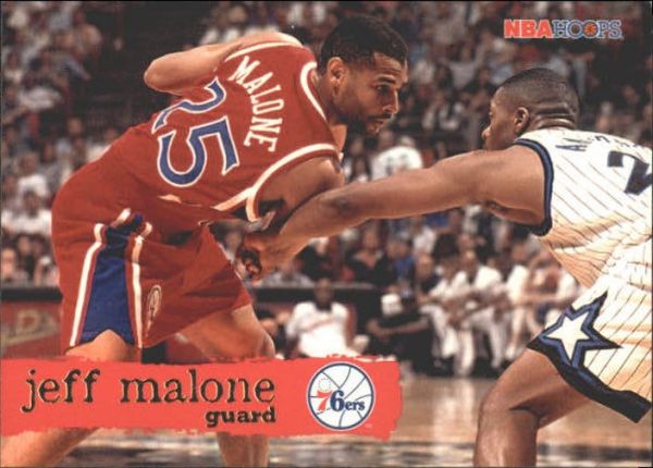 NBA 1995-96 Hoops - No. 123 - Jeff Malone