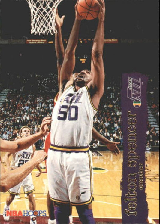 NBA 1995-96 Hoops - No. 161 - Felton Spencer