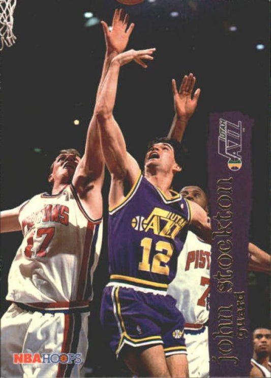 NBA 1995-96 Hoops - No 162 - John Stockton