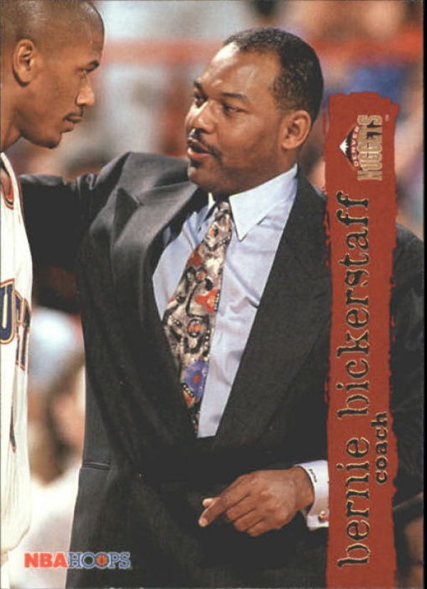 NBA 1995-96 Hoops - No. 176 - Bernie Bickerstaff