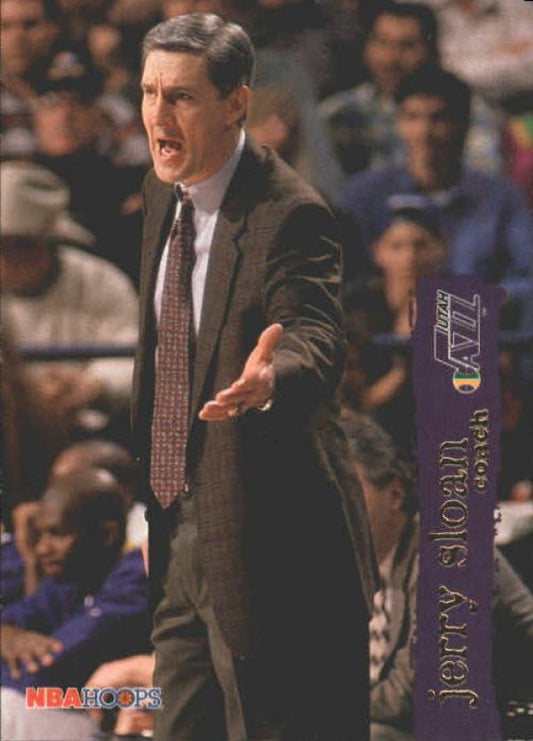 NBA 1995-96 Hoops - No 195 - Jerry Sloan