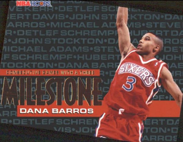 NBA 1995-96 Hoops - No. 208 - Dana Barros