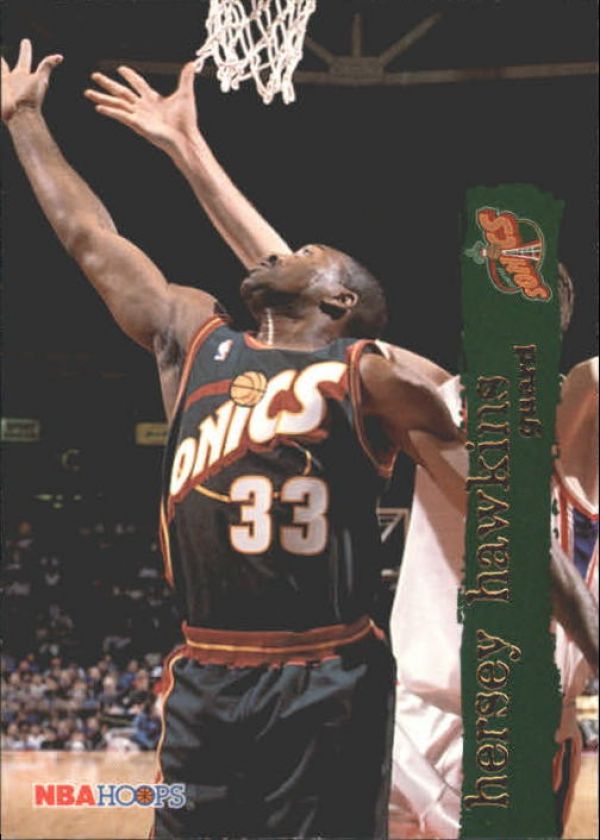 NBA 1995-96 Hoops - No. 329 - Hersey Hawkins