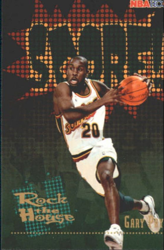 NBA 1995-96 Hoops - No. 386 - Gary Payton