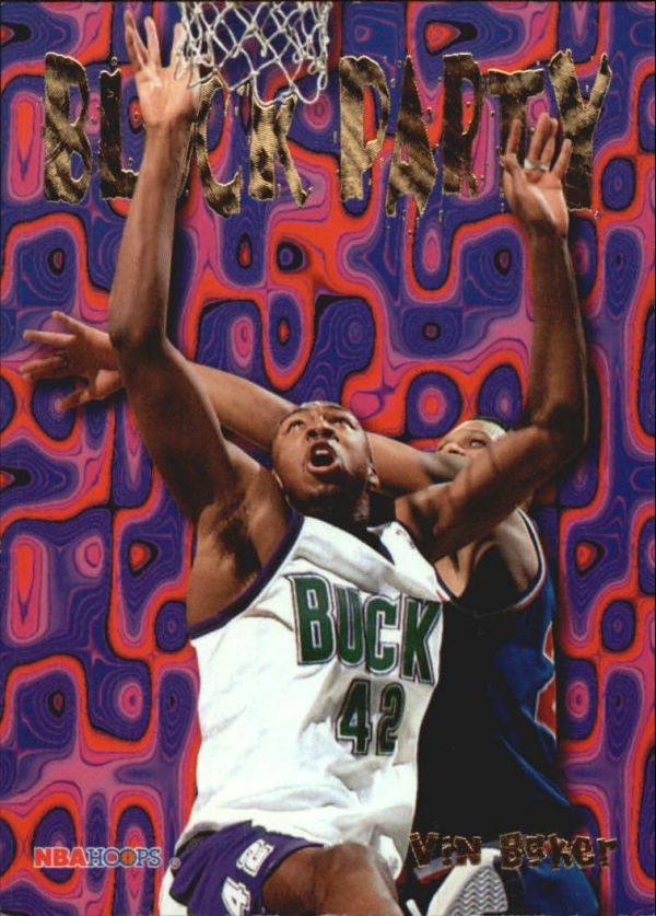 NBA 1995-96 Hoops Block Party - No 11 of 25 - Vin Baker