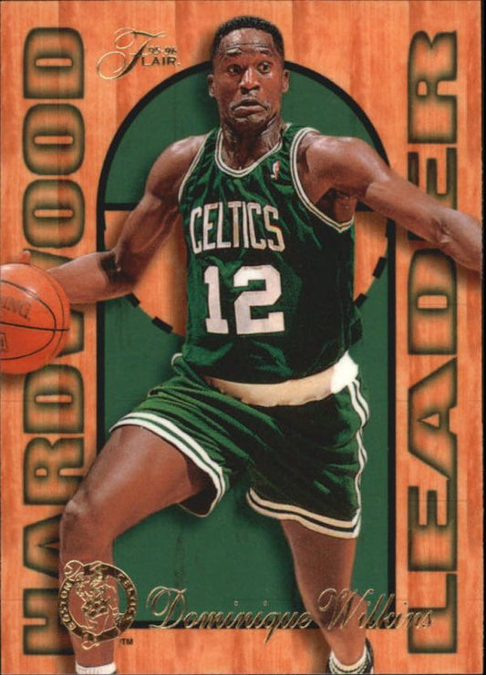 NBA 1995-96 Fleer Flair Hardwood Leaders - No 2 of 27 - Dominique Wilkins