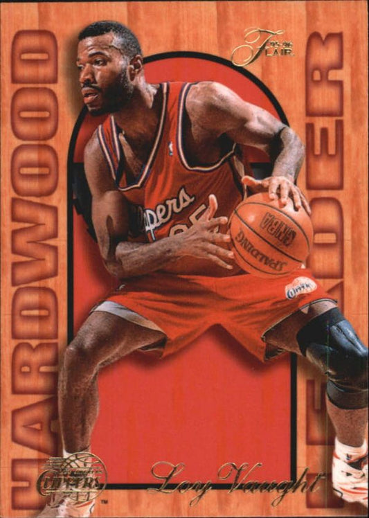 NBA 1995-96 Fleer Flair Hardwood Leaders - No 12 of 27 - Loy Vaught