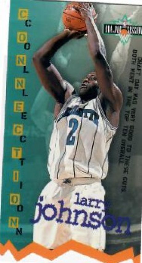 NBA 1995-96 Jam Session Die Cuts - No D11 - Larry Johnson