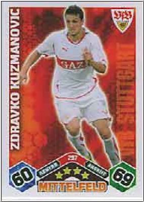 Fussball 2010 / 11 Topps Match Attax - No 297 - Z. Kuzmanovic