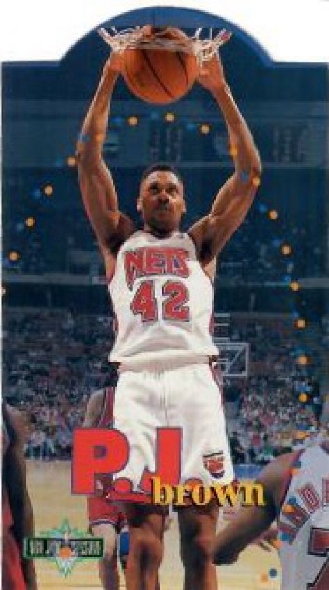 NBA 1995-96 Jam Session Die Cuts - No D68 - P.J. Brown