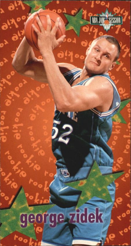 NBA 1995-96 Jam Session Rookies - No R9 - George Zidek