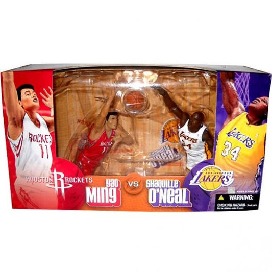 NBA 2004 McFarlane Figur - Two Figure Set - Yao Ming & Shaquille O'Neal