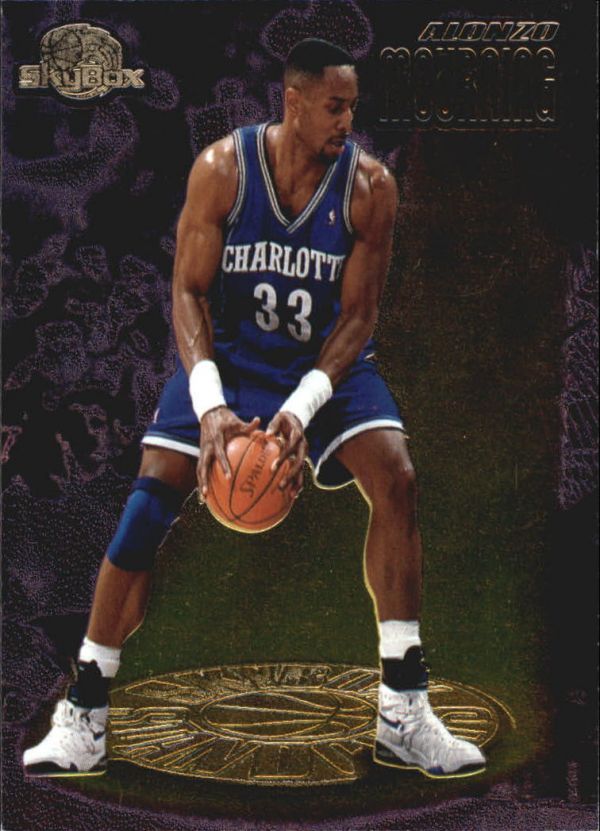 NBA 1995-96 SkyBox Premium Standouts - No S1 - Alonzo Mourning