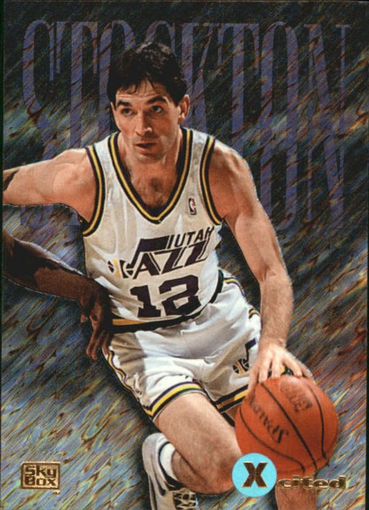 NBA 1994-95 Emotion X-Cited - No 18 of 20 - John Stockton