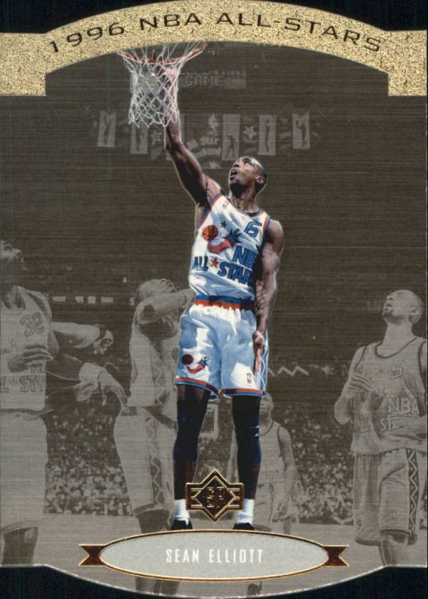 NBA 1995-96 SP All-Stars Gold - No AS18 - Sean Elliot