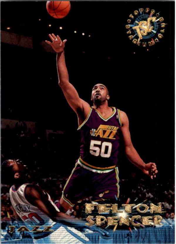 NBA 1995-96 Stadium Club - No 42 - Felton Spencer