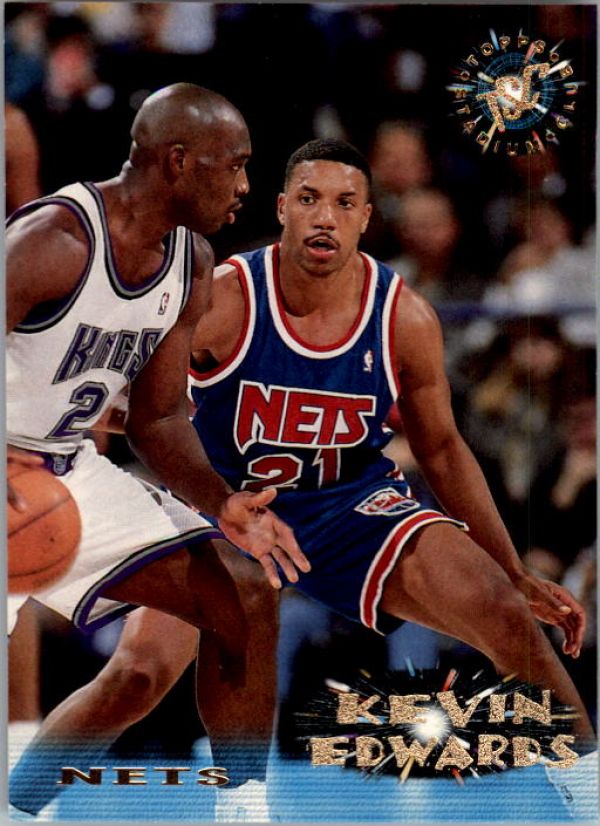 NBA 1995-96 Stadium Club - No 48 - Kevin Edwards