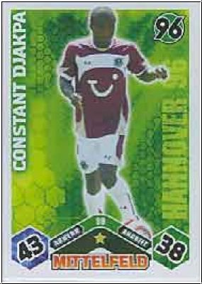 Fussball 2010 / 11 Topps Match Attax - No 99 - Constant Djakpa