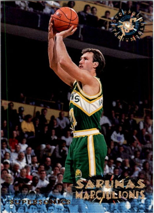 NBA 1995-96 Stadium Club - No 161 - Sarunas Marciulionis