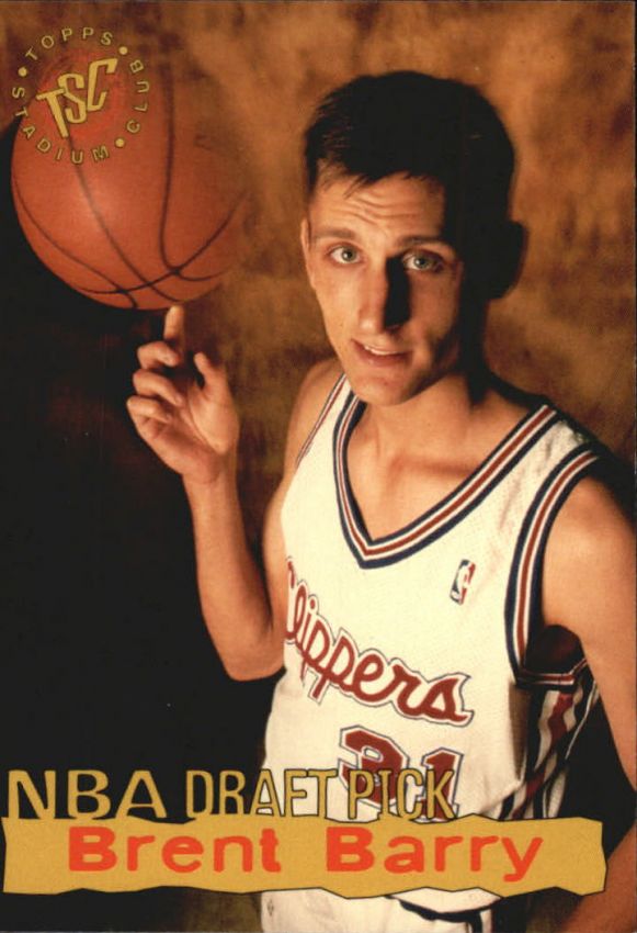 NBA 1995-96 Stadium Club Draft Picks - No 15 - Brent Barry