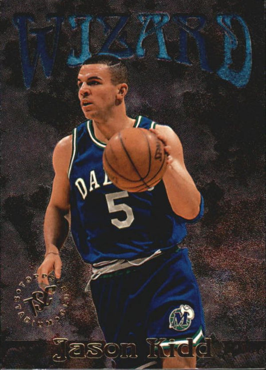 NBA 1995-96 Stadium Club Wizards - No W5 - Jason Kidd