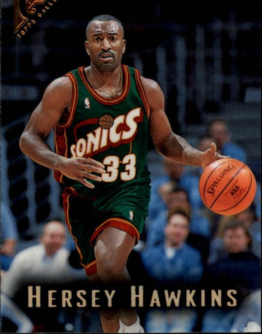 NBA 1995-96 Topps Gallery - No 93 - Hersey Hawkins