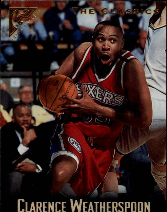 NBA 1995-96 Topps Gallery - No 103 - Clarence Weatherspoon