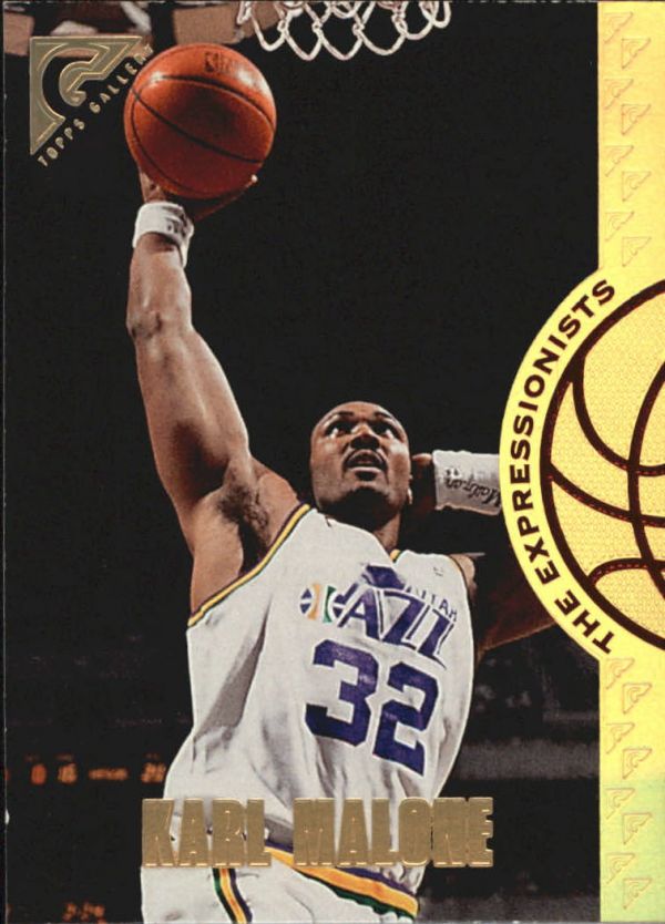 NBA 1995-96 Topps Gallery Expressionists - No EX9 - Karl Malone