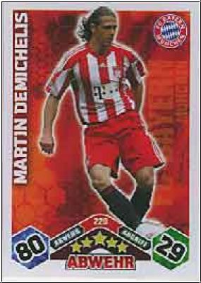 Fussball 2010 / 11 Topps Match Attax - No 220 - M. Demichelis