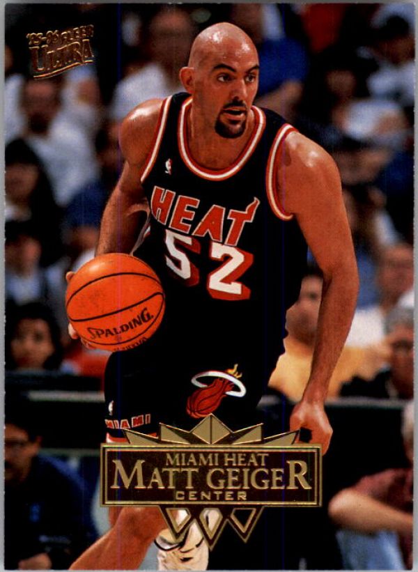 NBA 1995-96 Ultra - No 95 - Matt Geiger