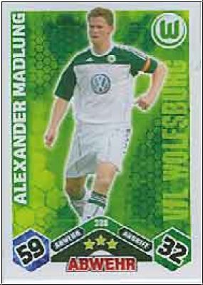 Soccer 2010/11 Topps Match Attax - No 308 - A. Madlung