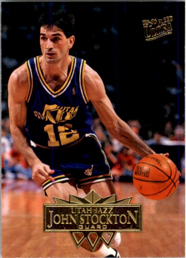 NBA 1995-96 Ultra - No 187 - John Stockton