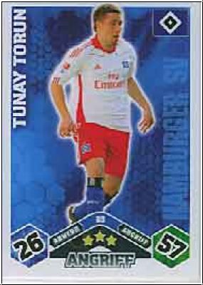 Fussball 2010 / 11 Topps Match Attax - No 89 - Tunay Torun