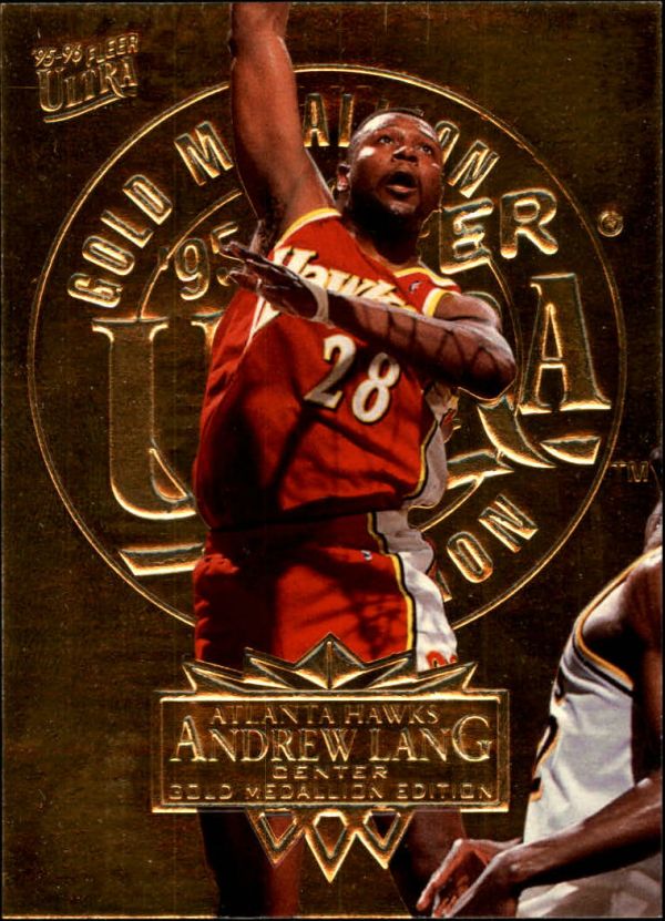 NBA 1995-96 Ultra Gold Medallion - No 4 - Andrew Lang