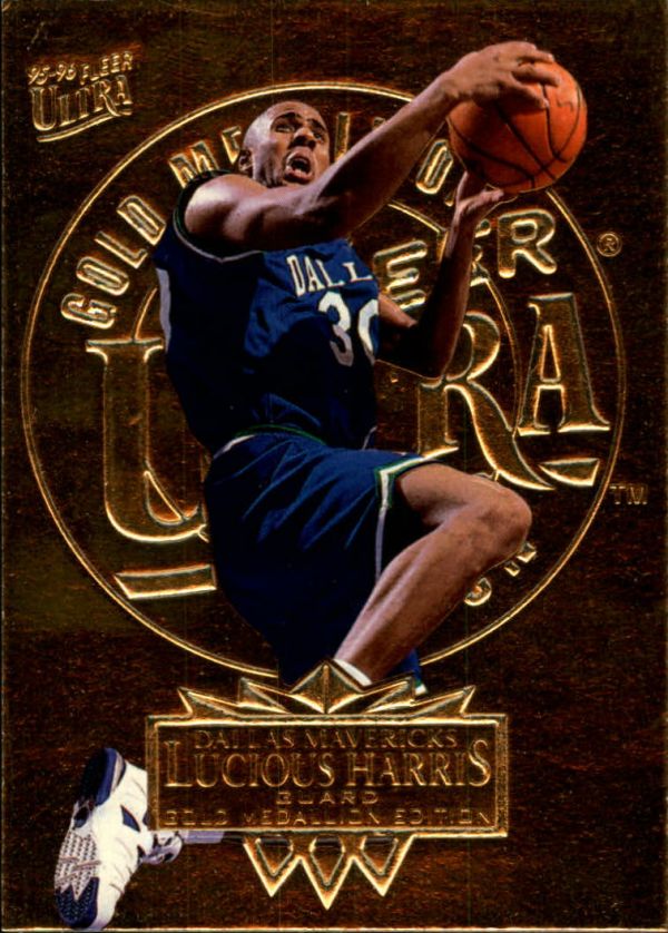 NBA 1995-96 Ultra Gold Medallion - No. 36 - Lucious Harris