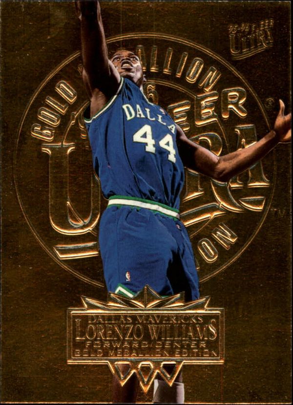 NBA 1995-96 Ultra Gold Medallion - No. 43 - Lorenzo Williams