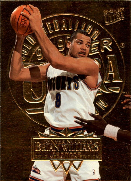 NBA 1995-96 Ultra Gold Medallion - No 49 - Brian Williams