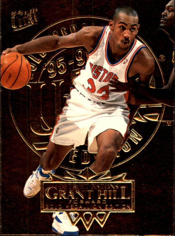 NBA 1995-96 Ultra Gold Medallion - No. 52 - Grant Hill