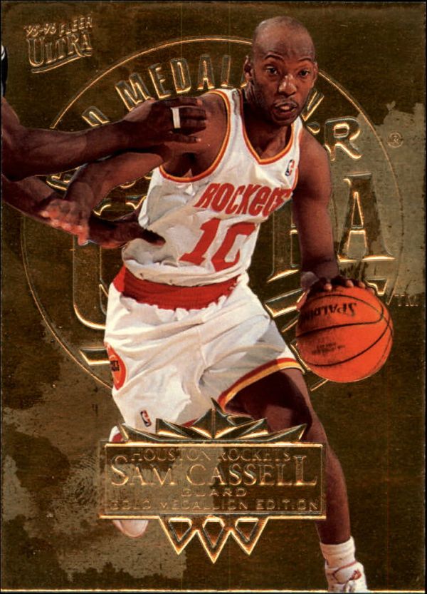 NBA 1995-96 Ultra Gold Medallion - No. 65 - Sam Cassell