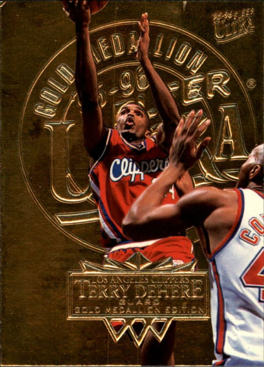 NBA 1995-96 Ultra Gold Medallion - No. 78 - Terry Dehere