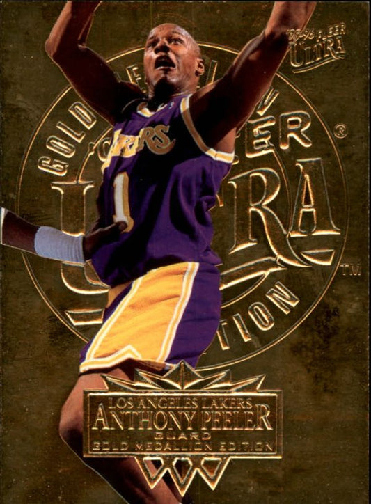 NBA 1995-96 Ultra Gold Medallion - No 90 - Anthony Peeler