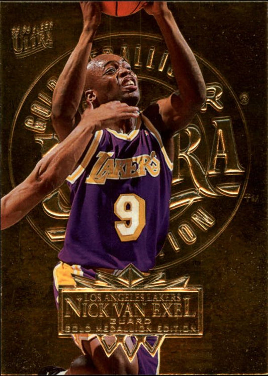 NBA 1995-96 Ultra Gold Medallion - No. 92 - Nick van Exel