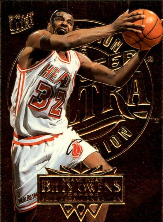 NBA 1995-96 Ultra Gold Medallion - No 96 - Billy Owens