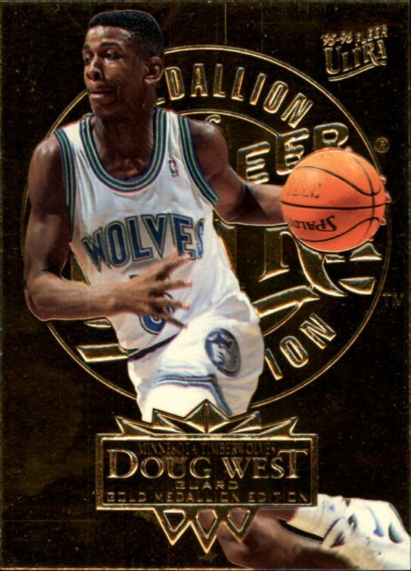 NBA 1995-96 Ultra Gold Medallion - No. 110 - Doug West