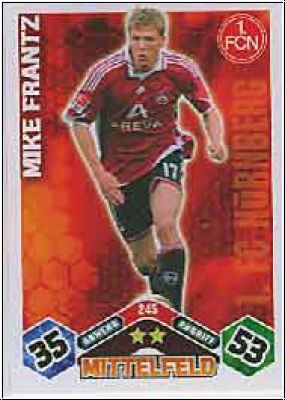 Soccer 2010/11 Topps Match Attax - No 245 - Mike Frantz