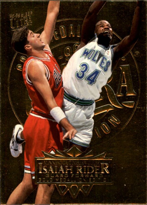 NBA 1995-96 Ultra Gold Medallion - No. 108 - Isaiah Rider