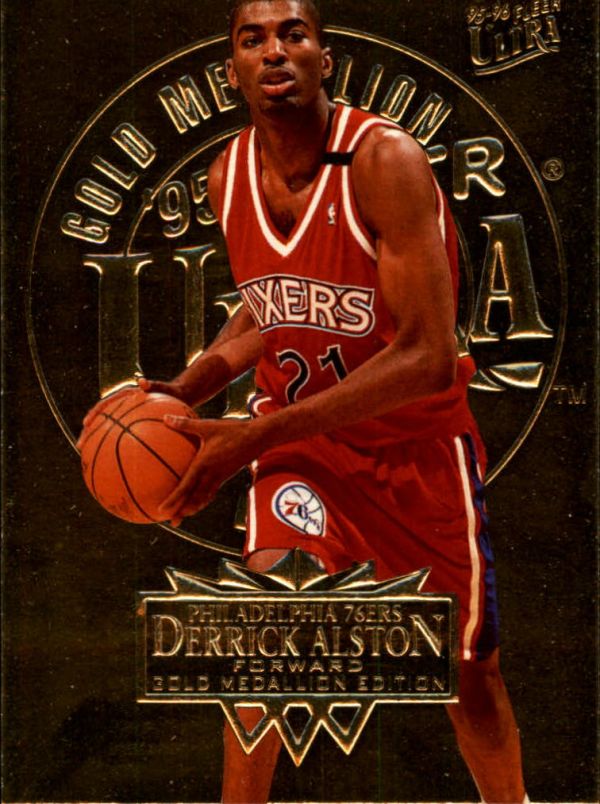 NBA 1995-96 Ultra Gold Medallion - No. 130 - Derrick Alston