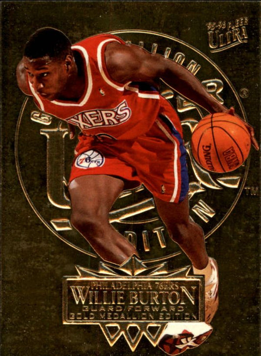 NBA 1995-96 Ultra Gold Medallion - No. 133 - Willie Burton