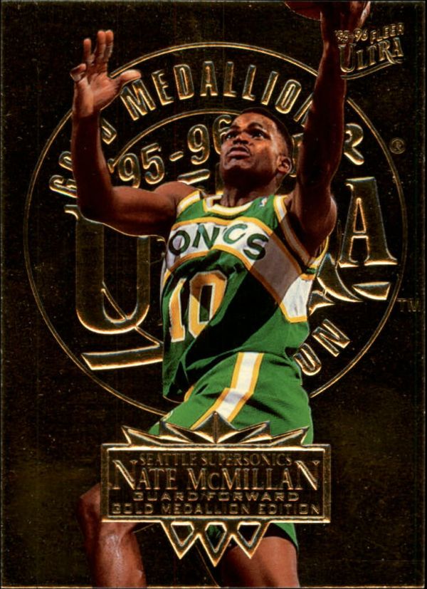 NBA 1995-96 Ultra Gold Medallion - No. 173 - Nate McMillan